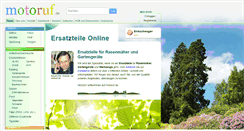 Desktop Screenshot of motoruf.de